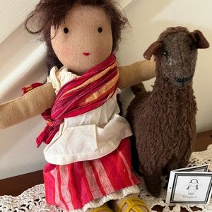 Waldorf Doll “Chipara” with Alpaca